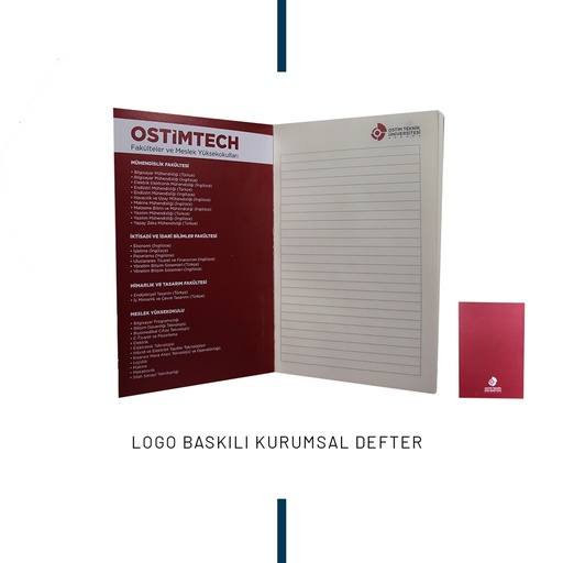 Logo Baskılı Kurumsal Defter